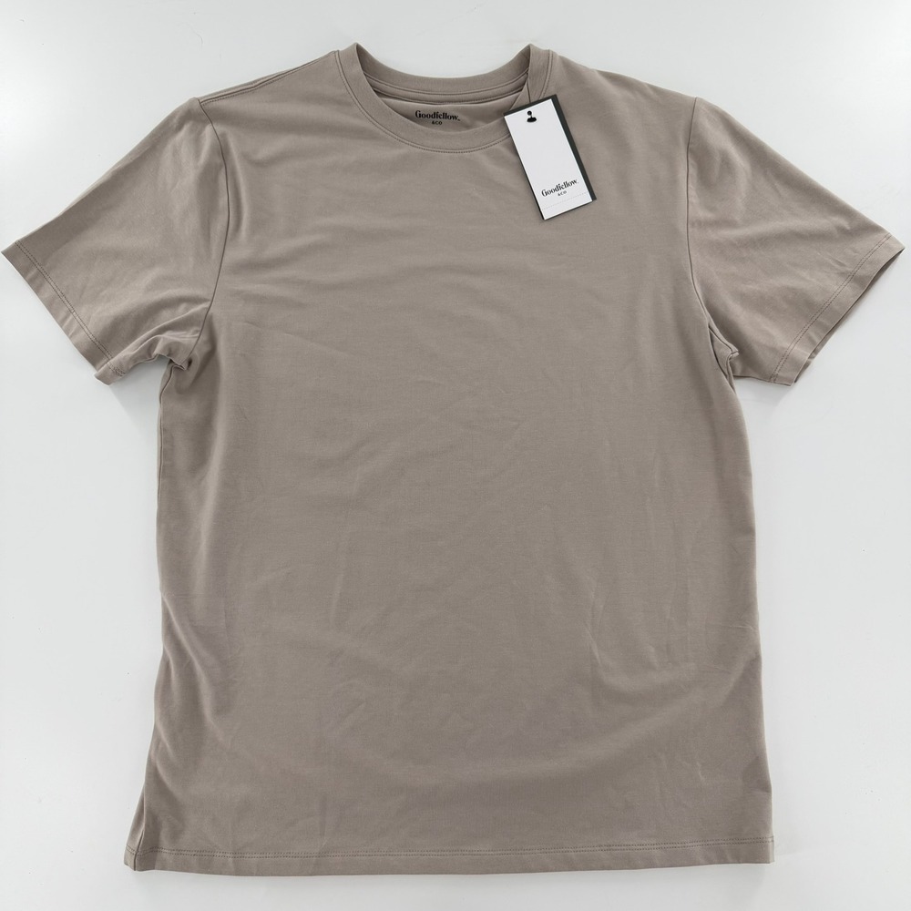 Goodfellow & Co Comfort Wear Tee Standard Fit Mens Size Medium Taupe Brown